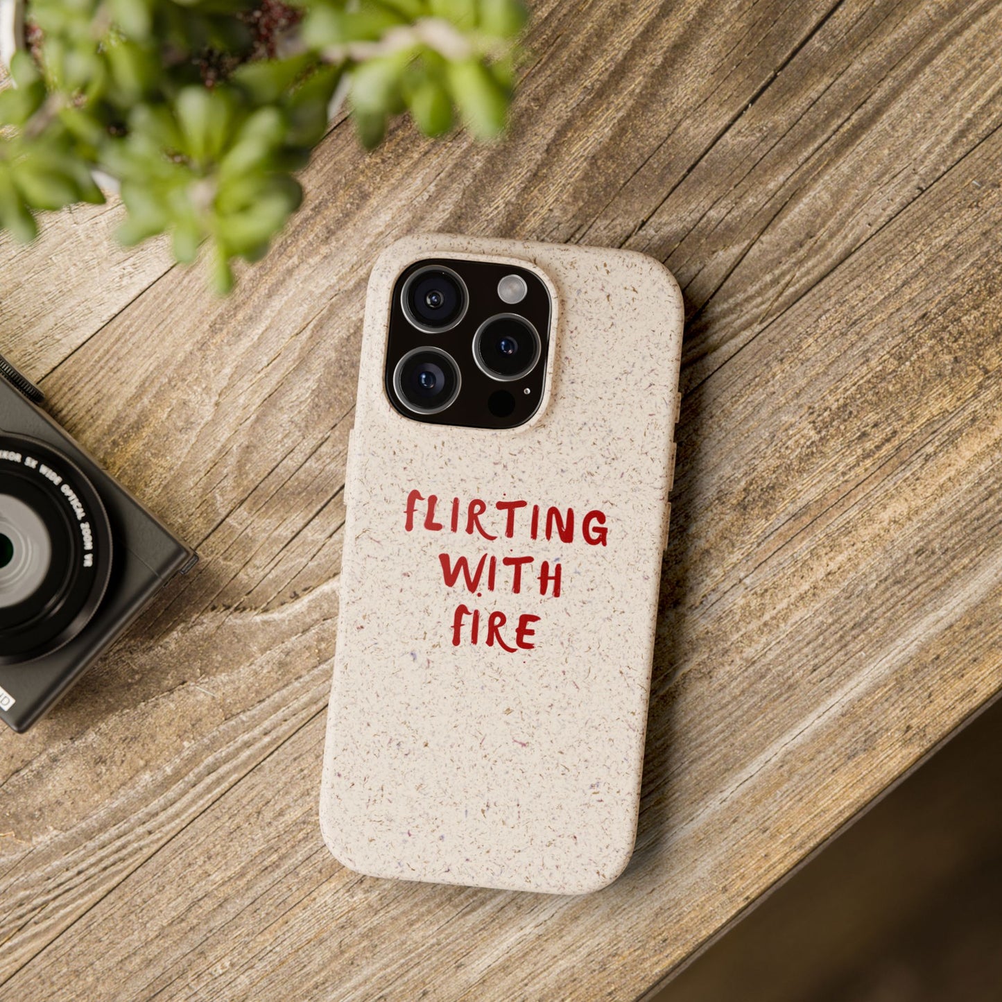 Biodegradable, Eco Friendly, IPhone Case: Flirting With Fire