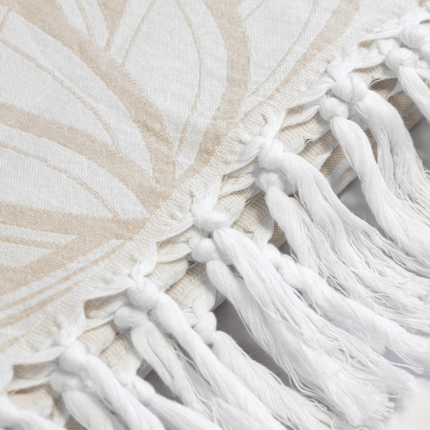 Turkish Towel | Single Set | Oat + White-2