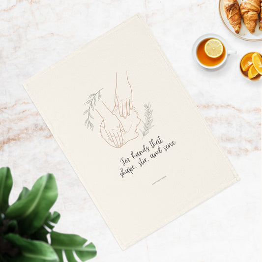 Organic Tea Towel: For Hands That Shape, Stir, and Serve