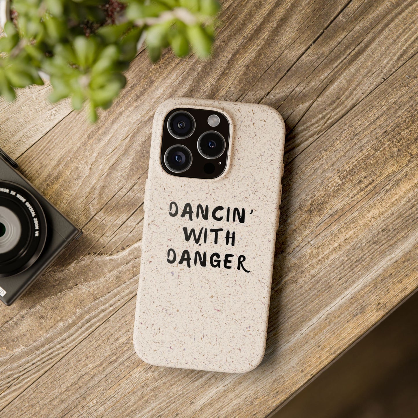 Biodegradable, Eco Friendly, IPhone Case: Dancin' With Danger