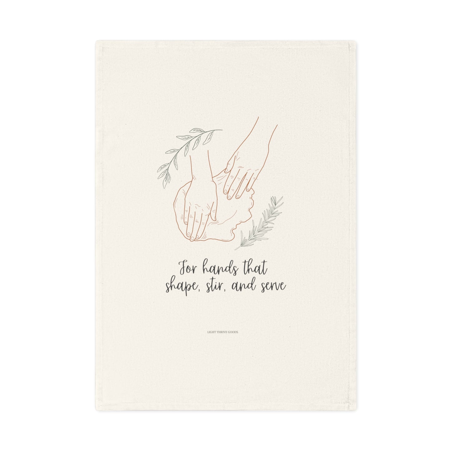 Organic Tea Towel: For Hands That Shape, Stir, and Serve