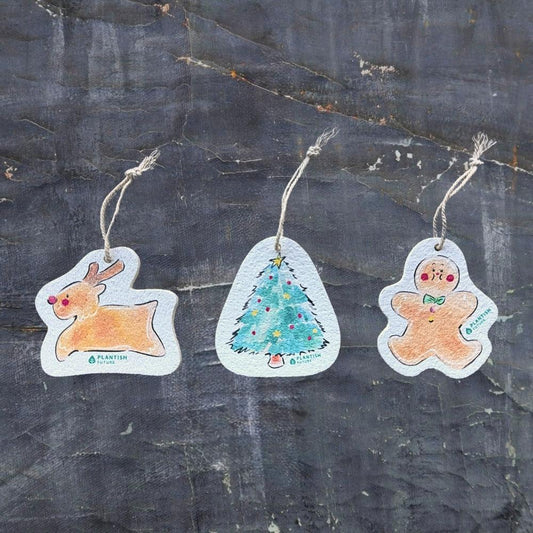 Set of 3 Gingerbread Treats Pop up Sponges-0