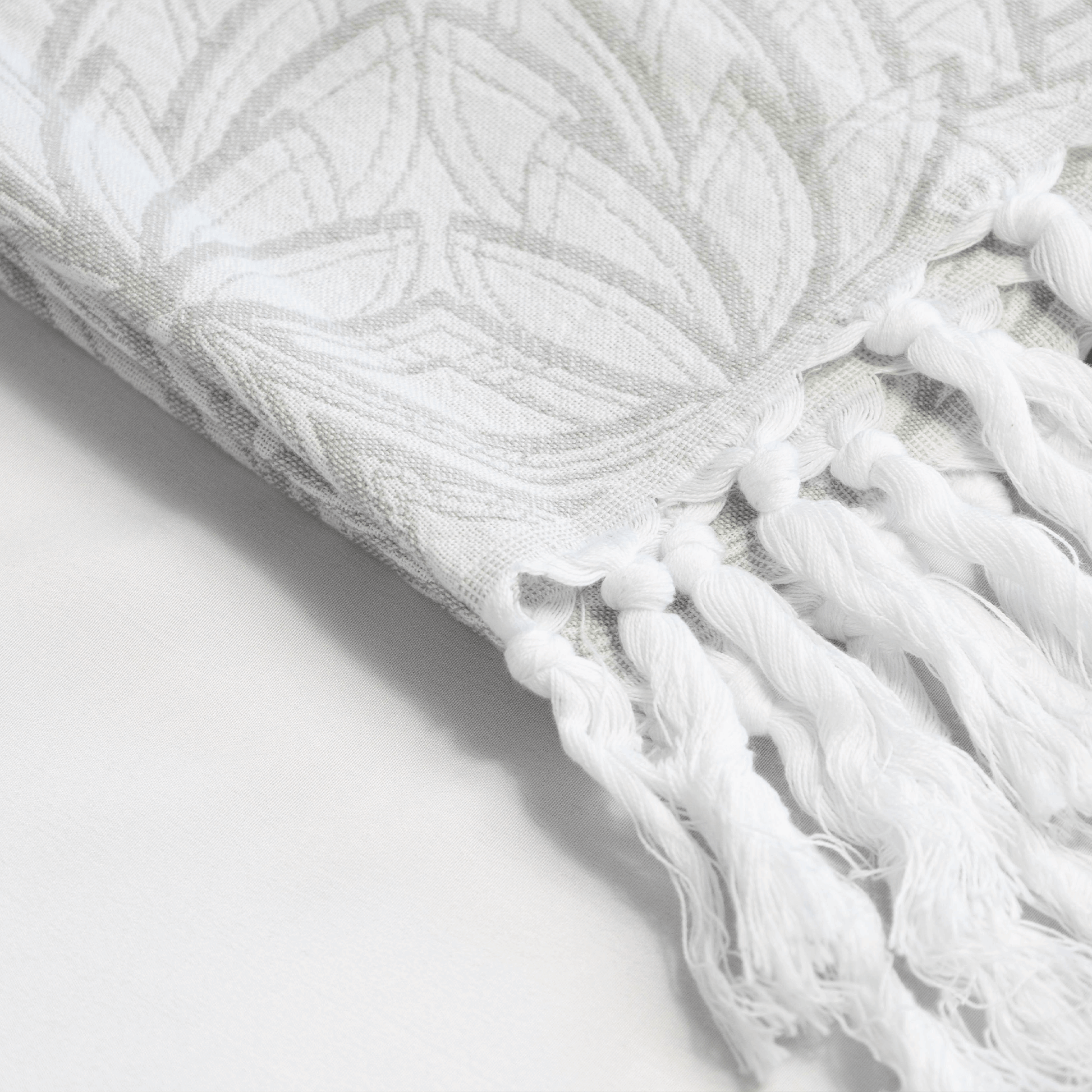 Turkish Towel | Single Set | Grey + White-3
