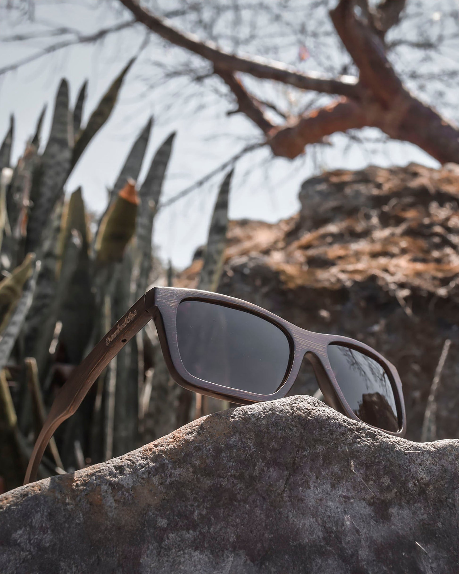 The Sir | Polarized Bamboo Sunglasses-4